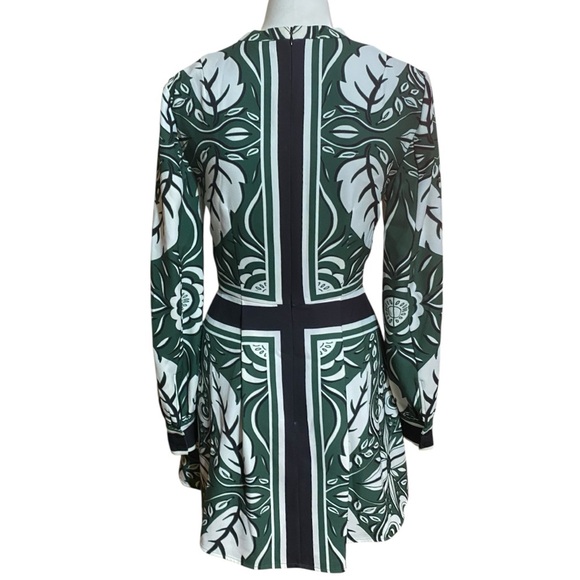 Finders Keepers Green The Way Long Sleeve Dress Size S Mini - Picture 7 of 11